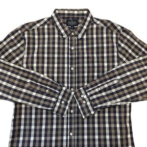 Nat Nast Mens Plaid Button Down Long Sleeve Shirt, Collared‎